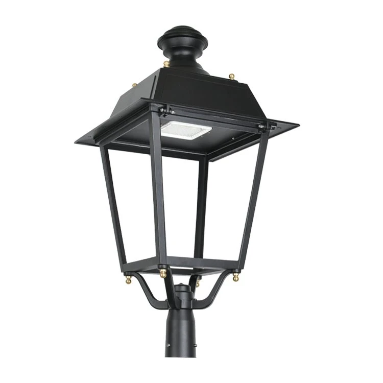 Postes de luz de jardim quadrado