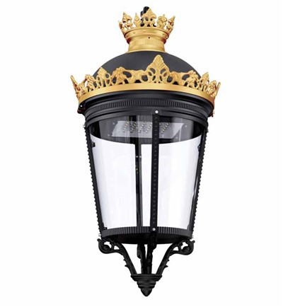 Poste de luz superior de alumínio chinês para jardim com poste de amarração